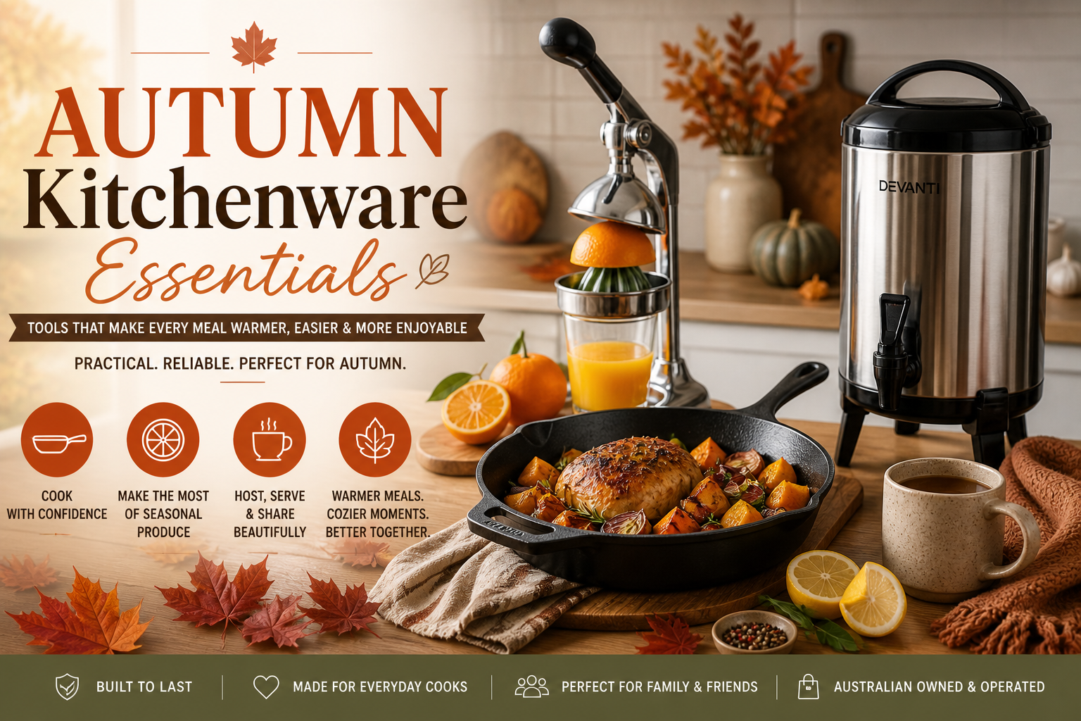 Autumn Kitchenware Picks for Australian Homes