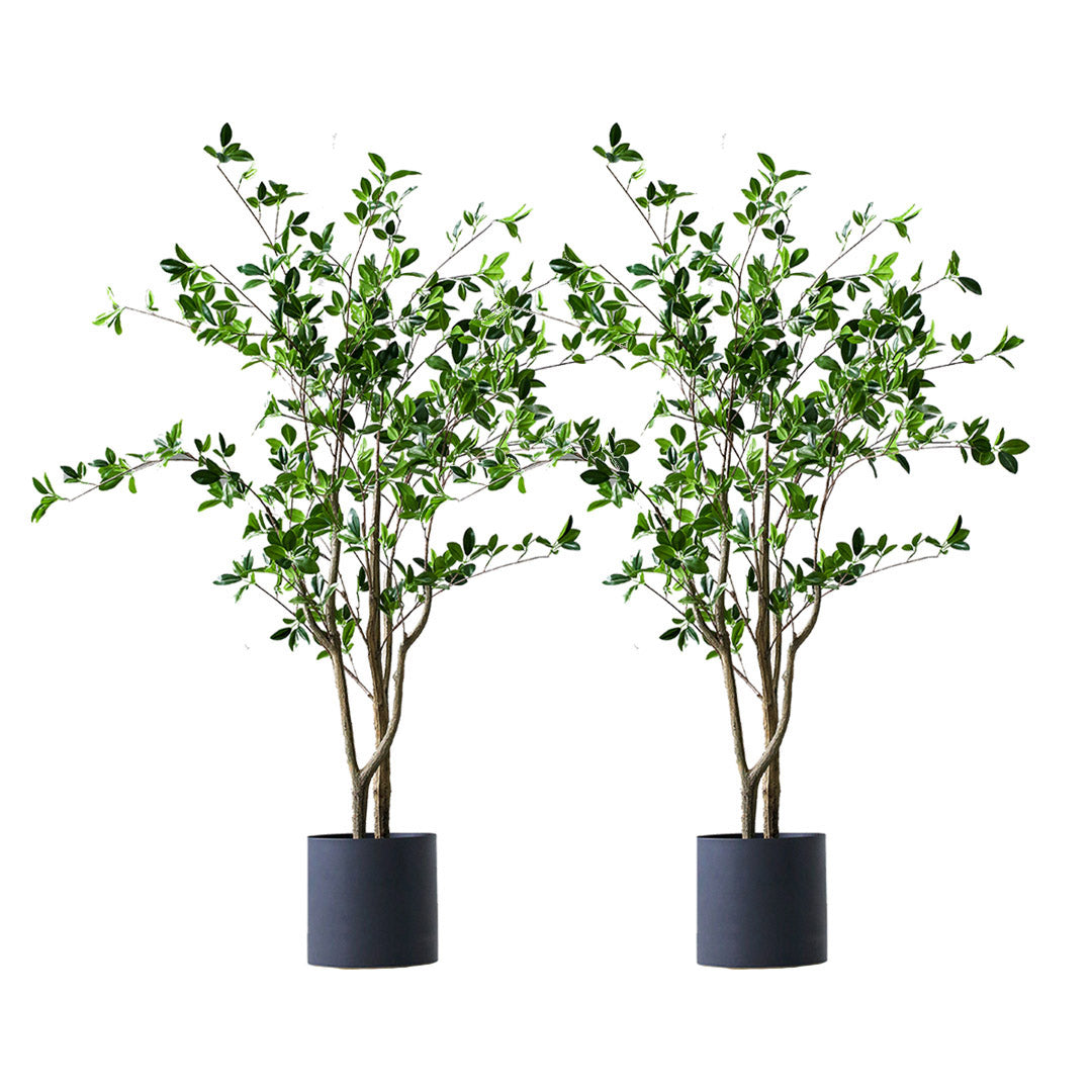 SOGA 2X 120cm Green Artificial Indoor Watercress Tree Fake Plant Simul