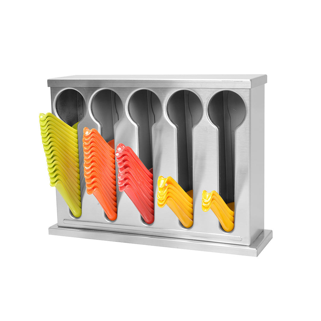 Cooking Spoon Rack SOGA Stainless Steel Buffet Restaurant Spoon Utensil Holder Storage Ra