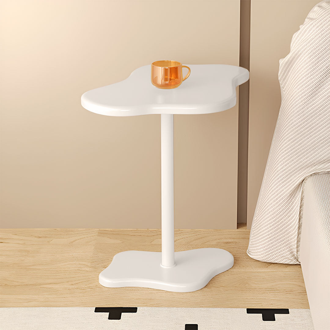 SOGA 2X 42x28cm White Minimalist Cloud Shaped Table Durable Stylish Accent for Home Décor