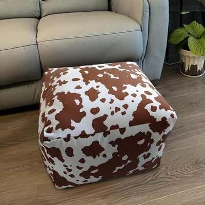 SOGA 2X 55x35cm Squared Soft Pouffe Seat Cushion Elegant Home Accent Décor Stylish Footstool