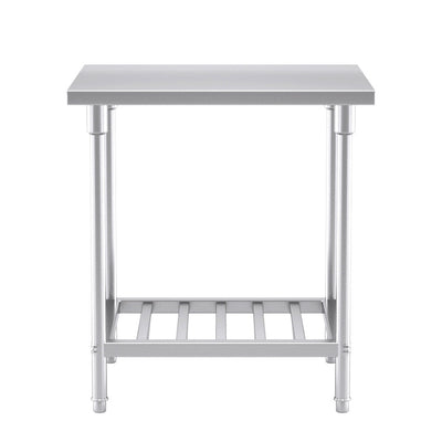 SOGA Commercial Catering Kitchen Stainless Steel Prep Work Bench Table 80*70*85cm