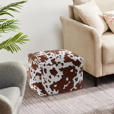 SOGA 55x35cm Squared Soft Pouffe Seat Cushion Elegant Home Accent Décor Stylish Footstool
