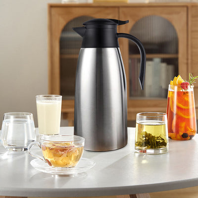 SOGA 2.0L Silver Color 3-Layer Stainless Steel Vacuum Durable Thermal Flask