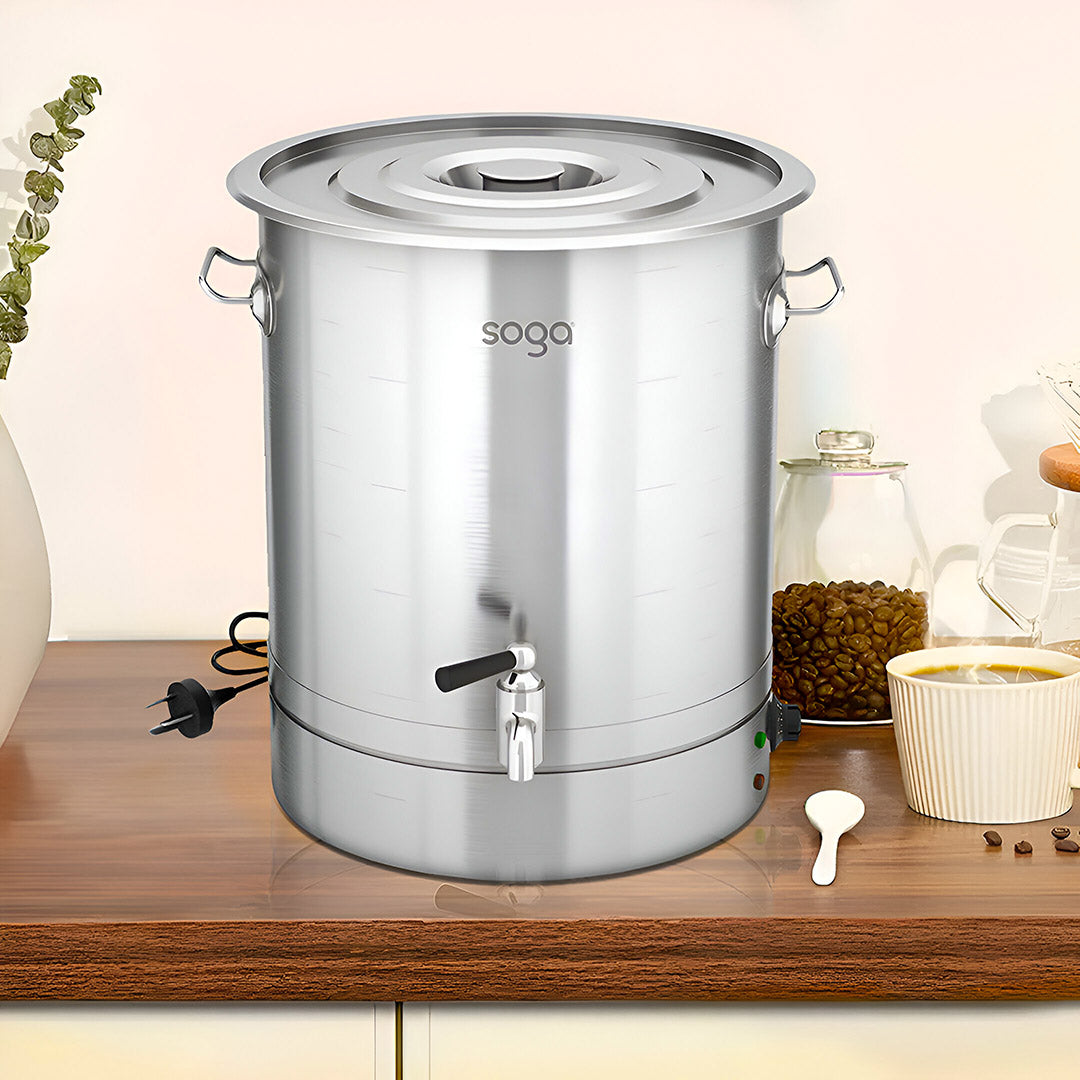 SOGA 48L Stainless Steel URN Commercial Water Boiler 2200W