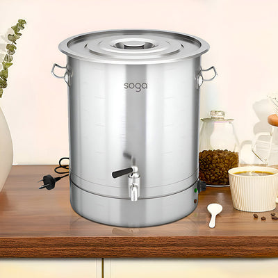 SOGA 48L Stainless Steel URN Commercial Water Boiler 2200W