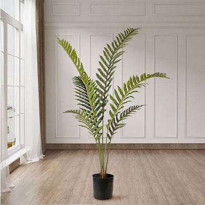 SOGA 4X 150cm Artificial Green Rogue Hares Foot Fern Tree Fake Tropical Indoor Plant Home Office Decor
