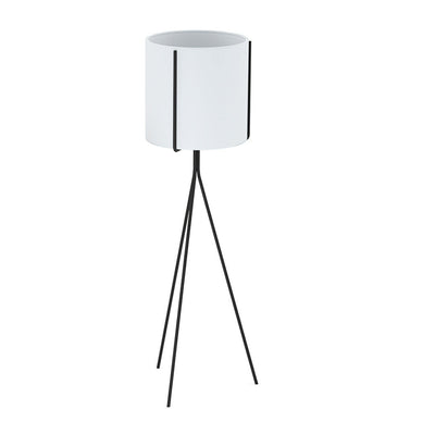SOGA 4X 80cm Tripod Flower Pot Plant Stand with White Flowerpot Holder Rack Indoor Display