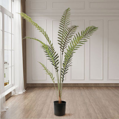 SOGA 2X 180cm Artificial Green Rogue Hares Foot Fern Tree Fake Tropical Indoor Plant Home Office Decor