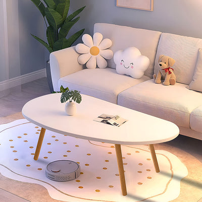 SOGA 2X 80x40cm White Living Room Nordic Coffee Table Simple Modern Home Style