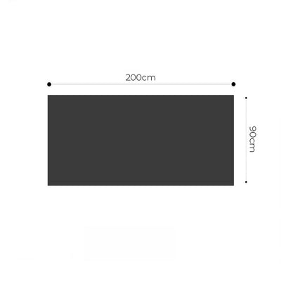 SOGA 2X 90x200cm Throw Blanket  Blue Deep Sea Gradient Dyed Art Stylish Decorative Cozy