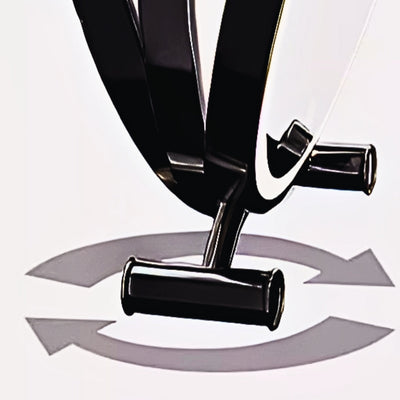 SOGA 2X 40cm Black Smart Makeup Bedroom Table Mirror Cat Ear Style No LED Light