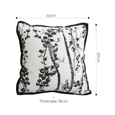SOGA 2X 50cm Throw Pillow Botanical and Modern Elegant for Home Decor