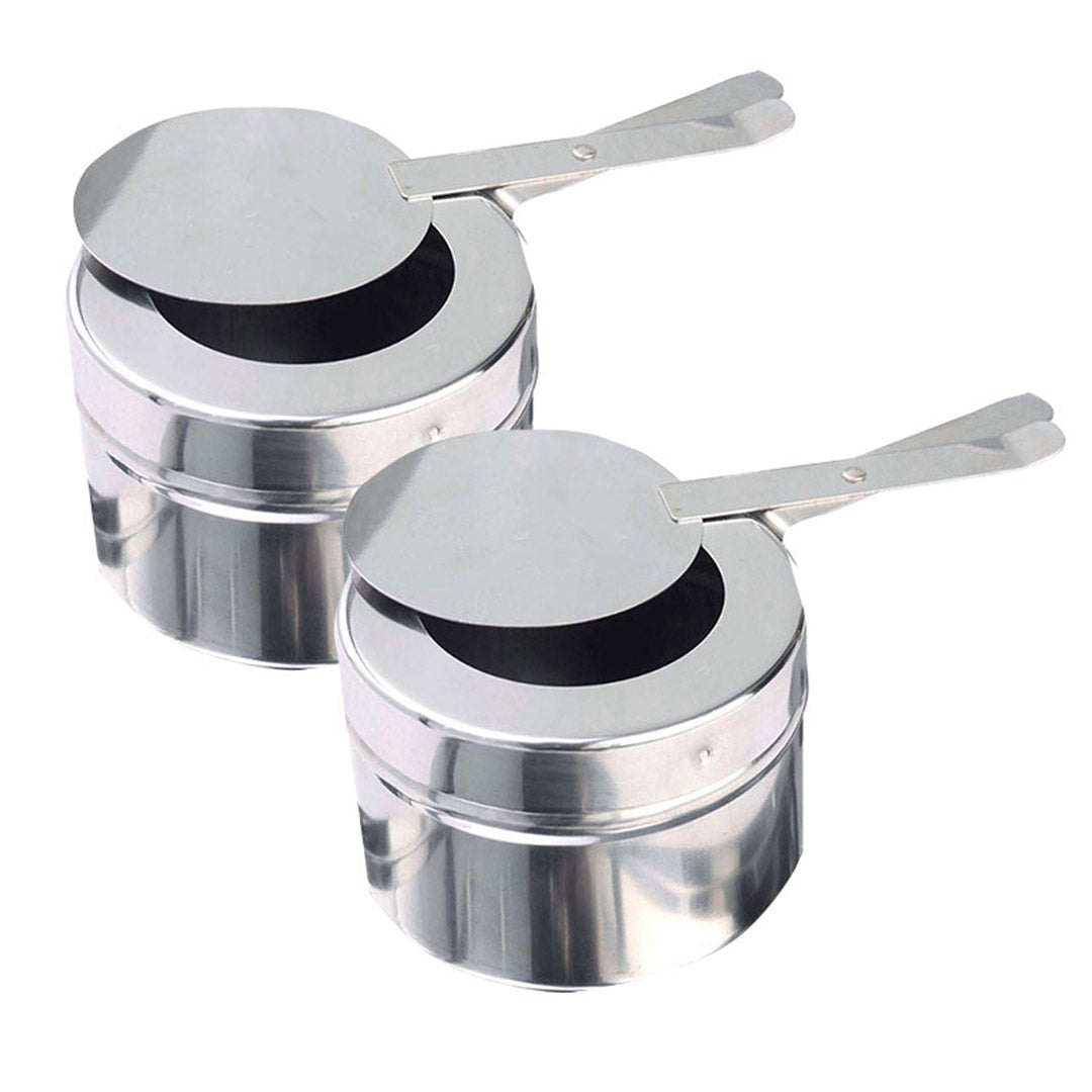 SOGA 6.5L Stainless Steel Double Soup Tureen Bowl Station Roll Top Buffet Chafing Dish Catering Chafer Food Warmer Server