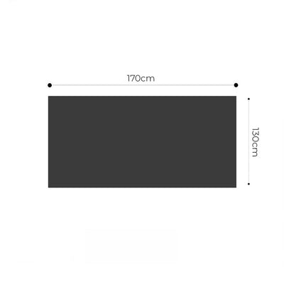 SOGA 2X 130x170cm Throw Blanket Red Christmas Tree Half Fleece for Holiday Season Cozy