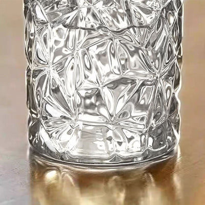 SOGA 30cm Sleek Clear Glass Vase Elegant Wide Crystal Design for Modern Home Décor