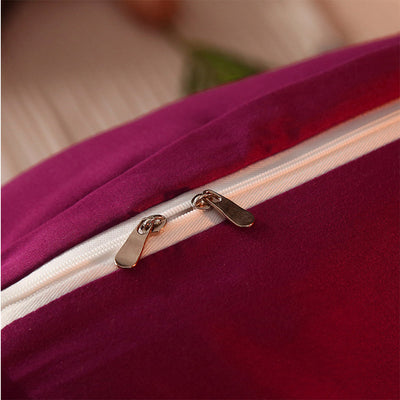 SOGA 2X 120cm Burgundy Princess Bed Pillow Headboard Backrest Bedside Tatami Sofa Cushion with Ruffle Lace Home Decor