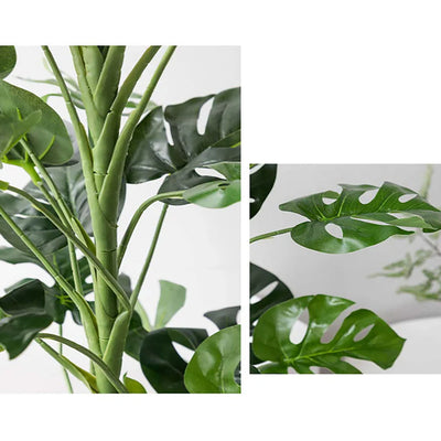 SOGA 4X 120cm Artificial Green Indoor Turtle Back Fake Decoration Tree Flower Pot Plant