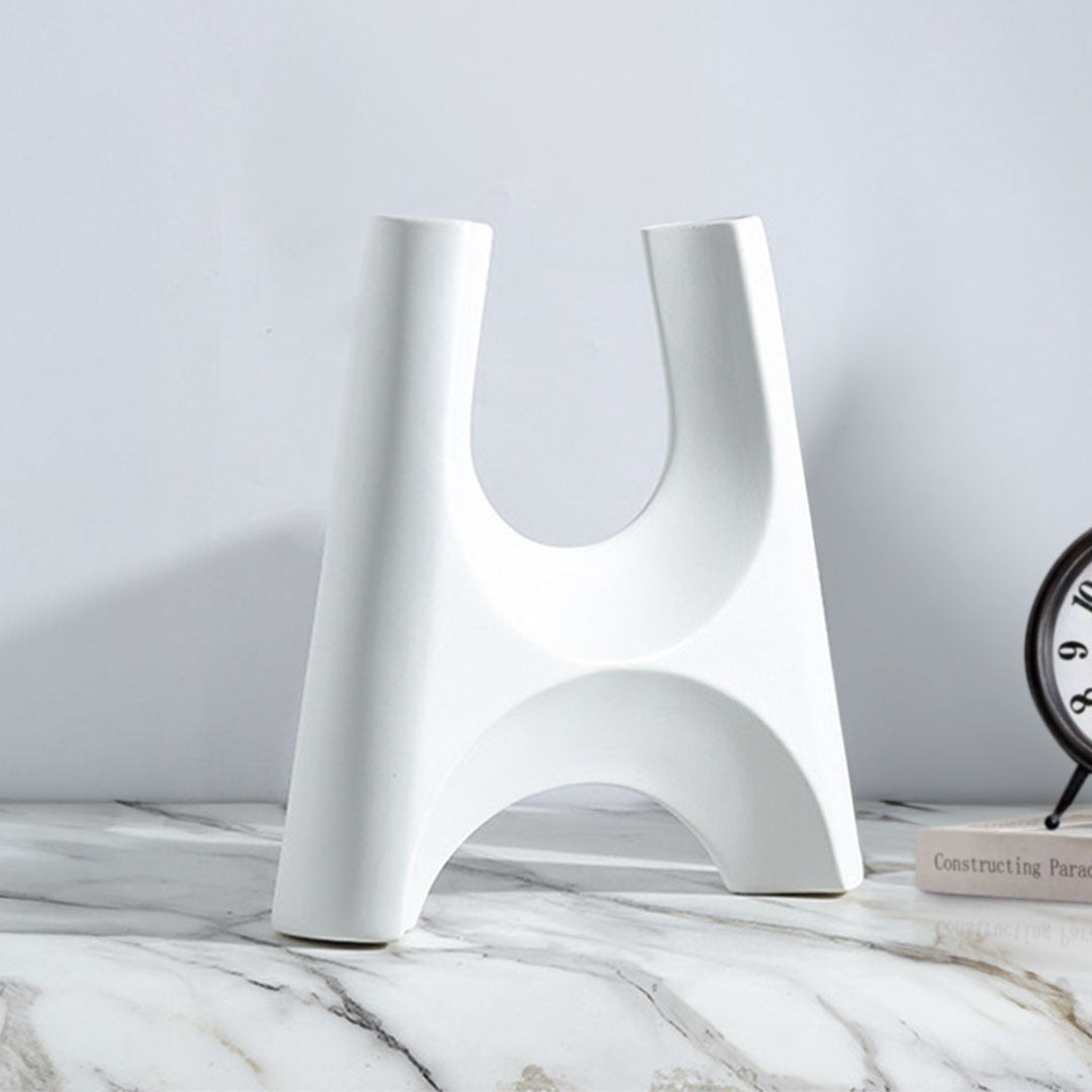 SOGA 31x32cm Ornament Modern Minimalist Bottle Holder Stylish Cylindrical Stand and Plant Pots for Home Décor