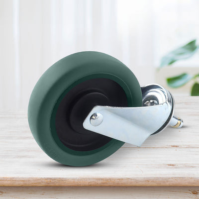 SOGA 2 x 4" Heavy Duty Polyurethane Swivel Castor Wheels