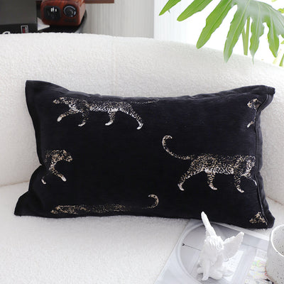 SOGA 2X 35cm Black Throw Pillow Elegant Decorative Cushion Living Room Modern Home Decor