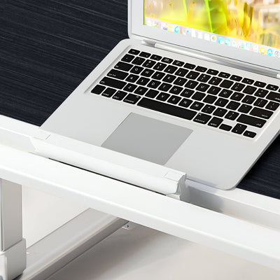 SOGA 2X 60X40cm Black Small Laptop Bed Portable Foldable Study Table Adjustable