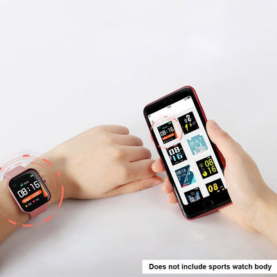 SOGA Smart Sport Watch Model P8 Compatible Wristband Replacement Bracelet Strap Pink