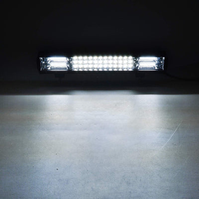 18 inch 252W Triple Row 7D Spot Flood Combo Beam LED Light Bar Waterproof LED Work Diving Lights for Off Road Jeep ATV AWD SUV 4WD 4x4 Pickup