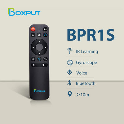 Remote Control, BT Voice with 6-axis Gyroscope, Supporting Full Button Infrared Learning, Suitable for PC/Android TV Box/TV Stick/Set-top Box/ (Batteries are not Included)