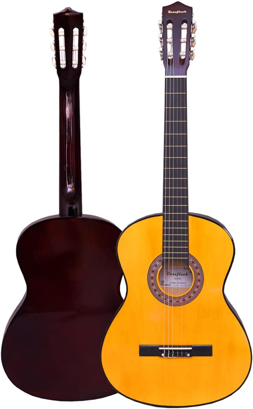 30 inch Classical Guitar Kits for Beginner Children's Wooden Guitar Adult Acoustic Guitar with Bag Capo Strap Picks Tuner 6 Nylon Strings