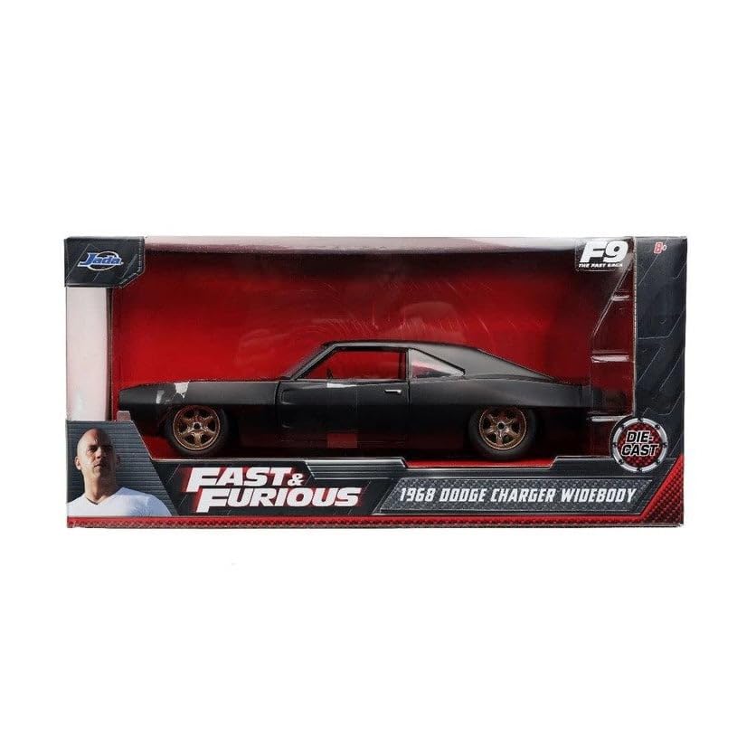 Fast and Furious 9-1968 Dodge Charger 1:24 Scale Hollywood Ride Diecast Vehicle