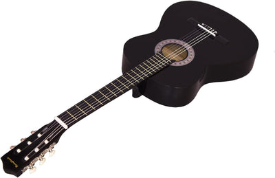 30 inch Classical Guitar Kits for Beginner Children's Wooden Guitar Adult Acoustic Guitar with Bag Capo Strap Picks Tuner 6 Nylon Strings
