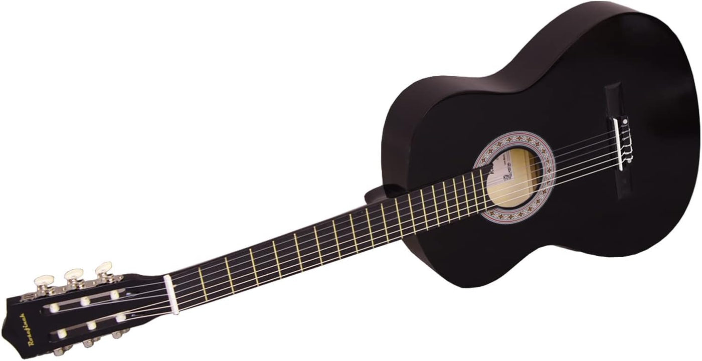 30 inch Classical Guitar Kits for Beginner Children's Wooden Guitar Adult Acoustic Guitar with Bag Capo Strap Picks Tuner 6 Nylon Strings