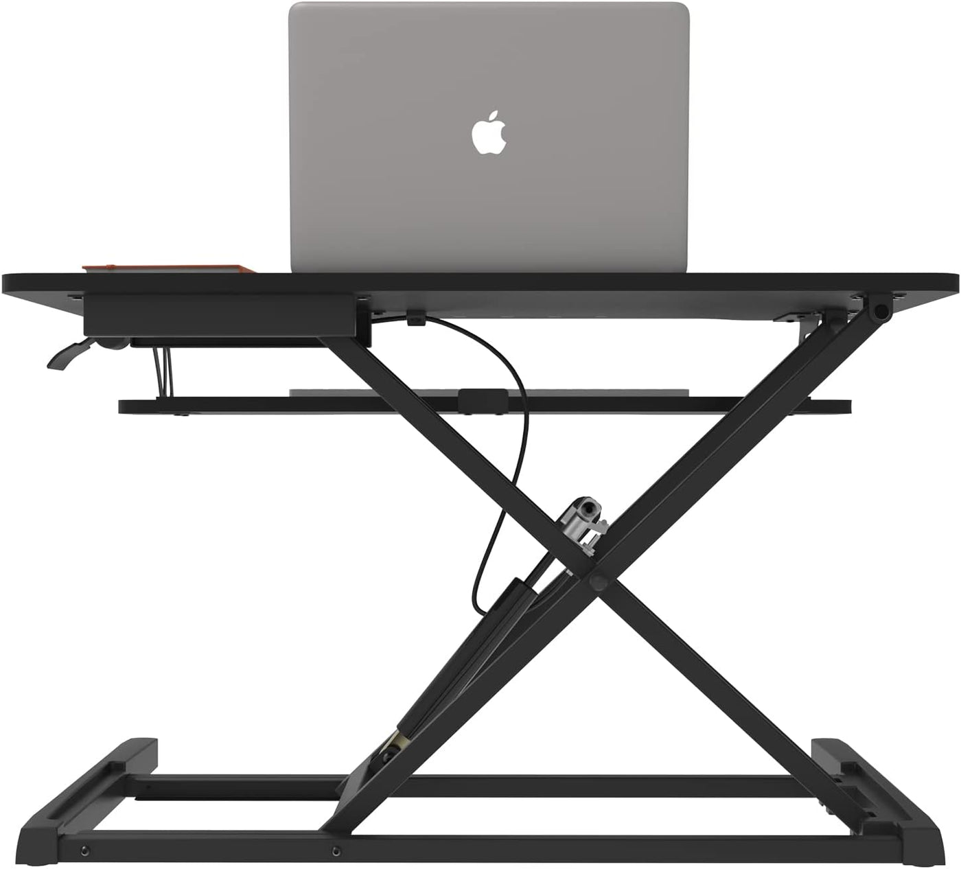 Stand Up Desk Converter, Elevating Desktop Standing Converter Desk Home Office Desk, Adjustable Height Stand Up Desk Riser with Keyboard Tray, Ergonomic Sit Stand Computer Desk Workstation