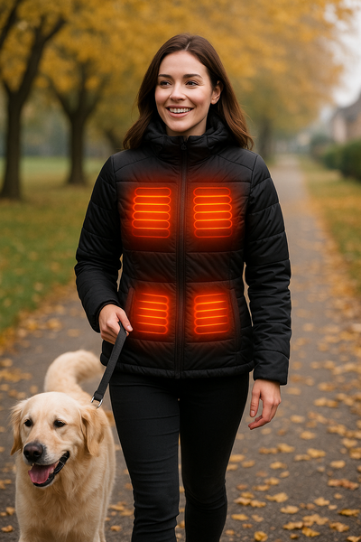 HeatGlide™ Lightweight Heated Jacket with 9 Heating Zones – Built for Australian Outdoors