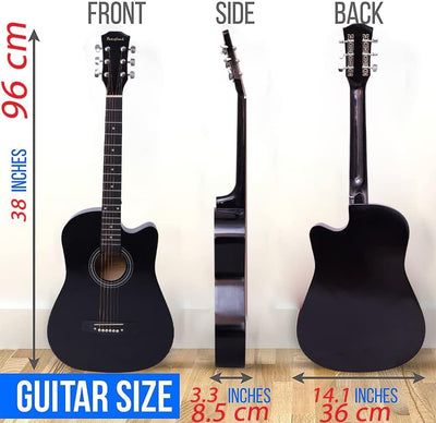 30 inch Classical Guitar Kits for Beginner Children's Wooden Guitar Adult Acoustic Guitar with Bag Capo Strap Picks Tuner 6 Nylon Strings
