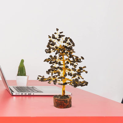 Lapis Lazuli, Bonsai Tree - Crystal Tree - Balancing Stones - Artificial Trees - Handmade Decorative Accessories - Chakra Tree - Desk Plants for Women Office - Home Gifts, Gem Tree, Desk Gifts