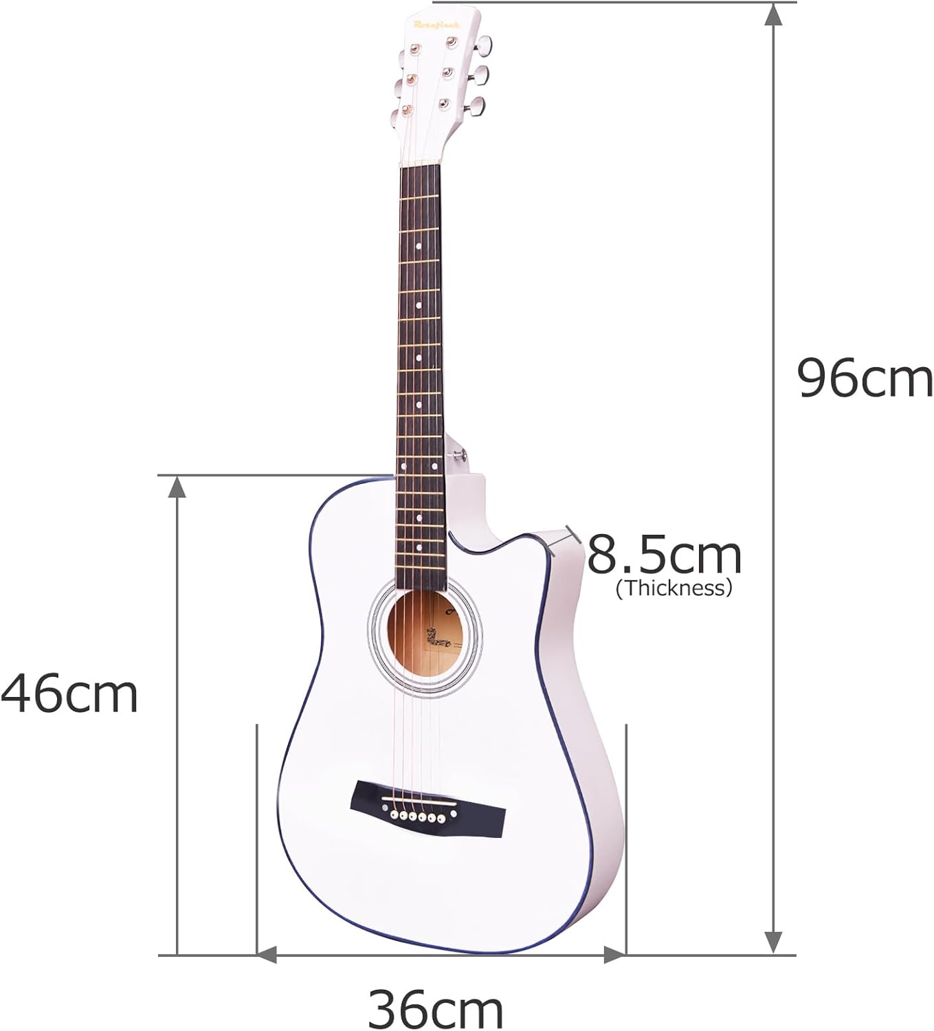 30 inch Classical Guitar Kits for Beginner Children's Wooden Guitar Adult Acoustic Guitar with Bag Capo Strap Picks Tuner 6 Nylon Strings