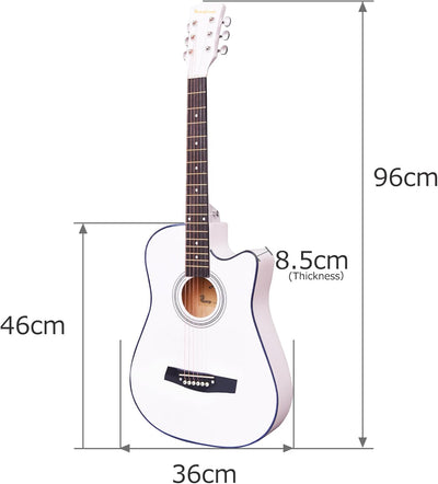 30 inch Classical Guitar Kits for Beginner Children's Wooden Guitar Adult Acoustic Guitar with Bag Capo Strap Picks Tuner 6 Nylon Strings
