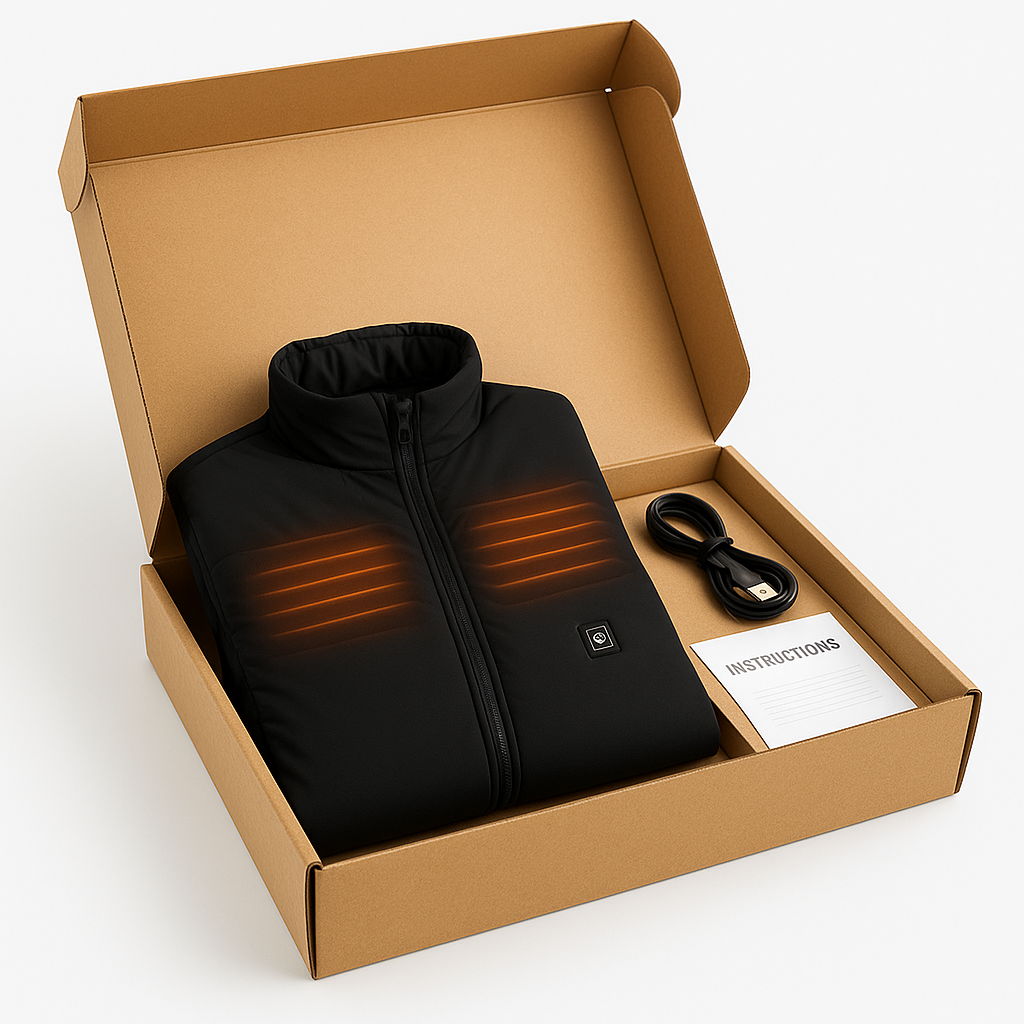HeatGlide™ Lightweight Heated Jacket with 9 Heating Zones – Built for Australian Outdoors