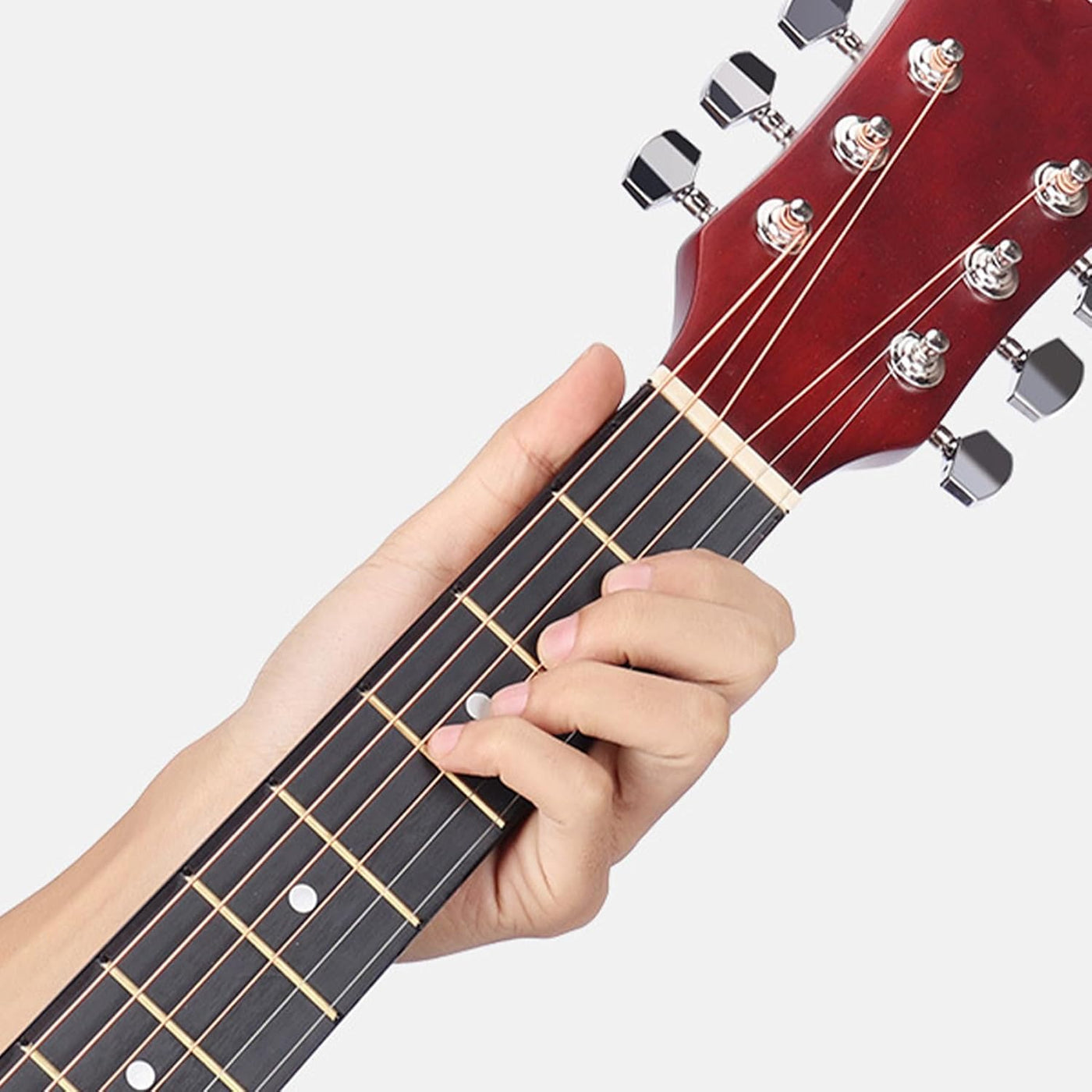30 inch Classical Guitar Kits for Beginner Children's Wooden Guitar Adult Acoustic Guitar with Bag Capo Strap Picks Tuner 6 Nylon Strings