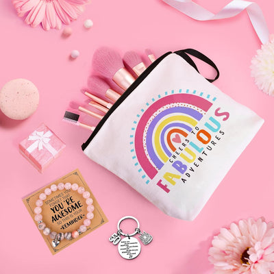 50th Birthday Gifts for Women, Her 50 Years Old Gift Ideas Happy Hamper Pamper Set Present Basket, Friends Sisters Wife Bestie Girlfriend Mum Born in 1975