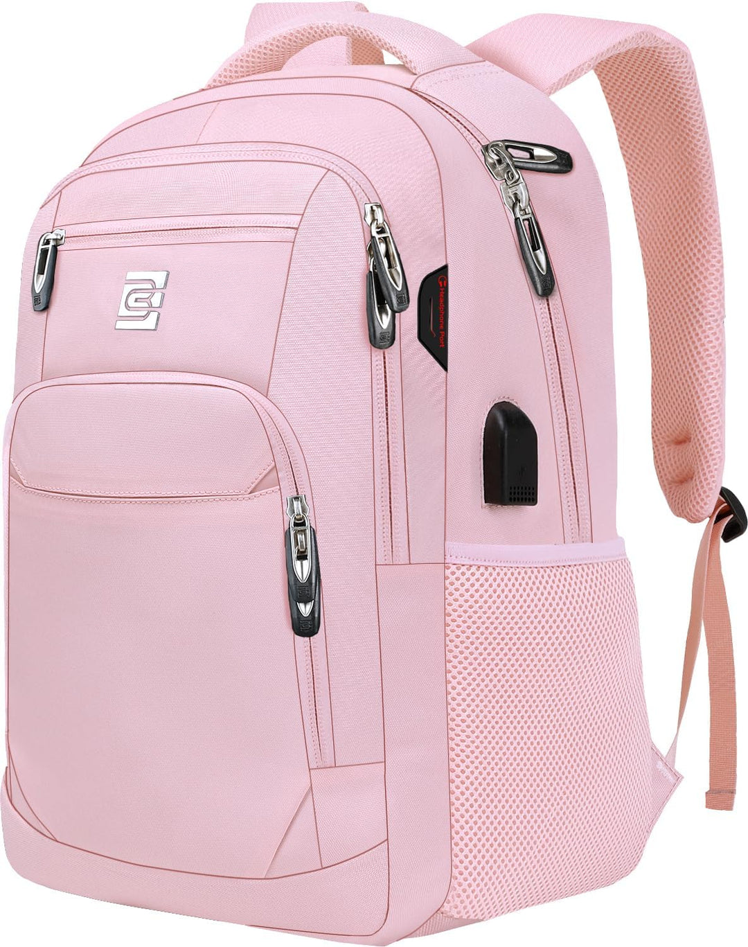 backpack with usb charging port headphone port slim travel backpack Durable Laptop Backpack with USB Port