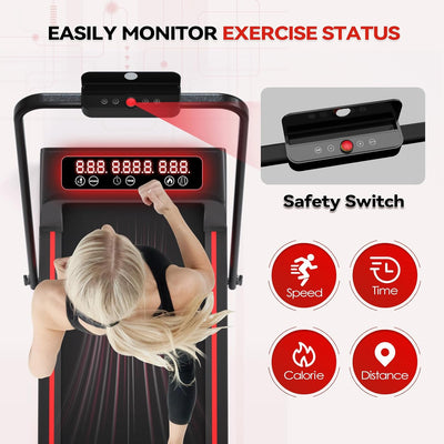 Sperax Under Desk Treadmill, Portable Treadmills for Home, 3 in 1 Foldable Walking Pad