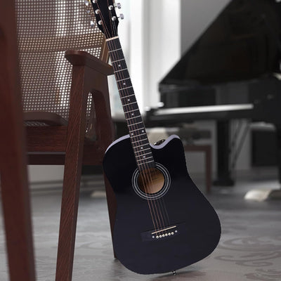 30 inch Classical Guitar Kits for Beginner Children's Wooden Guitar Adult Acoustic Guitar with Bag Capo Strap Picks Tuner 6 Nylon Strings