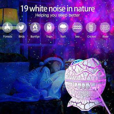 Galaxy Projector, Star Projector Starry Light with Music Player, 14 Colors Night Light with White Noise, Nebula,Timer & Remote Control for Gaming Room, Home Theater