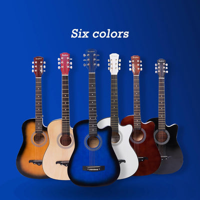 30 inch Classical Guitar Kits for Beginner Children's Wooden Guitar Adult Acoustic Guitar with Bag Capo Strap Picks Tuner 6 Nylon Strings