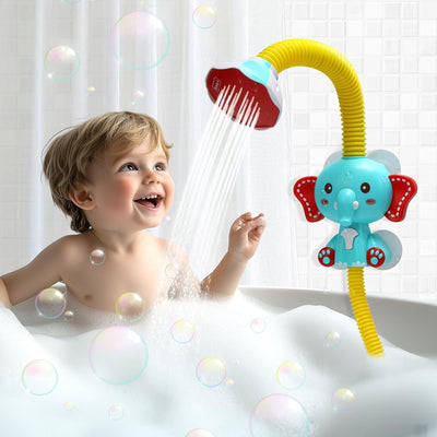 Bath Toys for Toddlers 1-3, Interactive Baby Bathtub with Spraying Water Feature,Cute Elephant Design,Shower Time Gifts for Boys and Girls