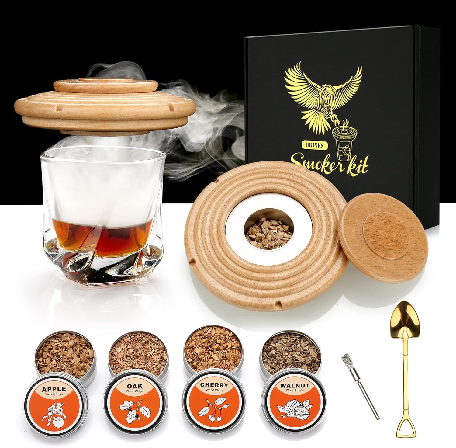 Cocktail Smoker Kit with 4 Wood Chips