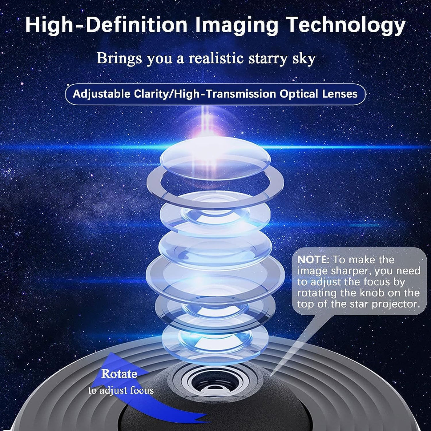 Galaxy Projector, Star Projector Starry Light with Music Player, 14 Colors Night Light with White Noise, Nebula,Timer & Remote Control for Gaming Room, Home Theater